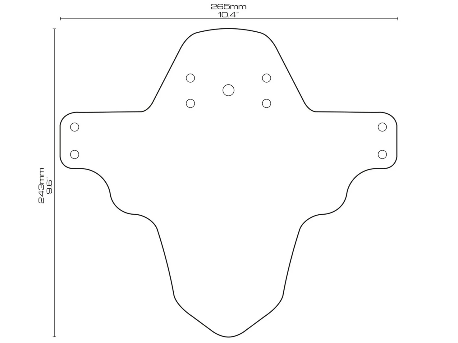 All-mountain-style AMS Garde Boue Avant Bear Mud Guard 6 All-mountain-style AMS Garde Boue Avant Bear Mud Guard – Image 4