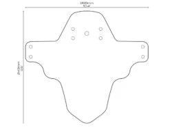 All-mountain-style AMS Garde Boue Avant Maze Mud Guard 9 All-mountain-style AMS Garde Boue Avant Maze Mud Guard -Vélos Série Boutique ams garde boue avant maze mud guard 3