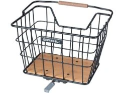 BASIL Panier De Vélo Nordland Avant/arrière Mik Noir 23L