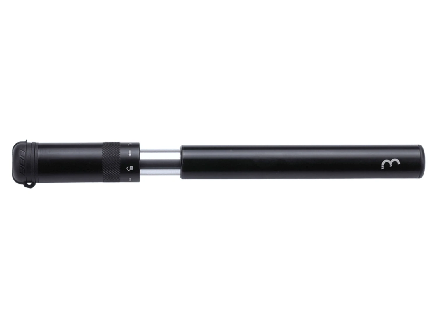 BBB Easy Road Pompe à Main Noire BMP-49 + Support Cadre Vélo 4 BBB Easy Road Pompe à Main Noire BMP-49 + Support Cadre Vélo – Image 2