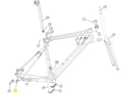 BMC Dropout 69 Patte De Dérailleur SLR MY2018 302108 (SRAM AXS) -Vélos Série Boutique bmc dropout 69 patte de derailleur slr my2018 302108 sram axs 1