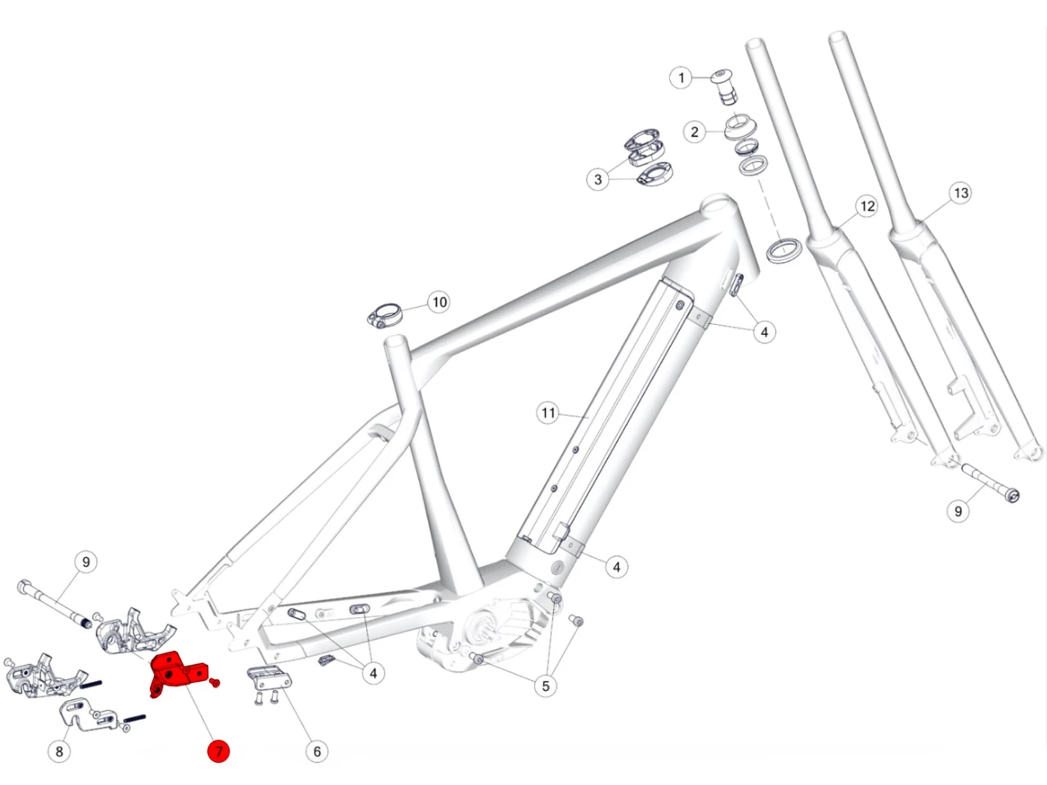 BMC Dropout 78 Patte De Dérailleur 30001763 - 257 / Alpenchallenge AMP AL 3 BMC Dropout 78 Patte De Dérailleur 30001763 - 257 / Alpenchallenge AMP AL