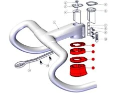 BMC Entretoises De Direction Roadmachine 01 (ICS2 / ICS Carbon) 30001804 -Vélos Série Boutique bmc entretoises de direction roadmachine 01 ics2 ics carbon 30001804 2