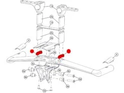 BMC Entretoises Pour Flat-Cockpit (x10 Pièces) TM01 - 300827