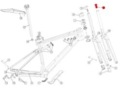 BMC Expandeur De Direction 2 Teammachine SLR, URS, Trackmachine 02 - 213682 -Vélos Série Boutique bmc expandeur de direction 2 teammachine slr urs trackmachine 02 213682 2