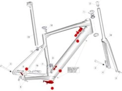 BMC Guide Câble 31 Pour Roadmachine AMP MY2022+ 30001755