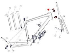 BMC Jeu De Direction Teammachine SLR01 / SLR MY2021+ 30000704 -Vélos Série Boutique bmc jeu de direction teammachine slr01 slr my2021 30000704 1