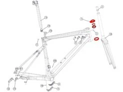 BMC Jeu De Direction Teammachine SLR01/02 MY18 - 301148 -Vélos Série Boutique bmc jeu de direction teammachine slr0102 my18 301148 1
