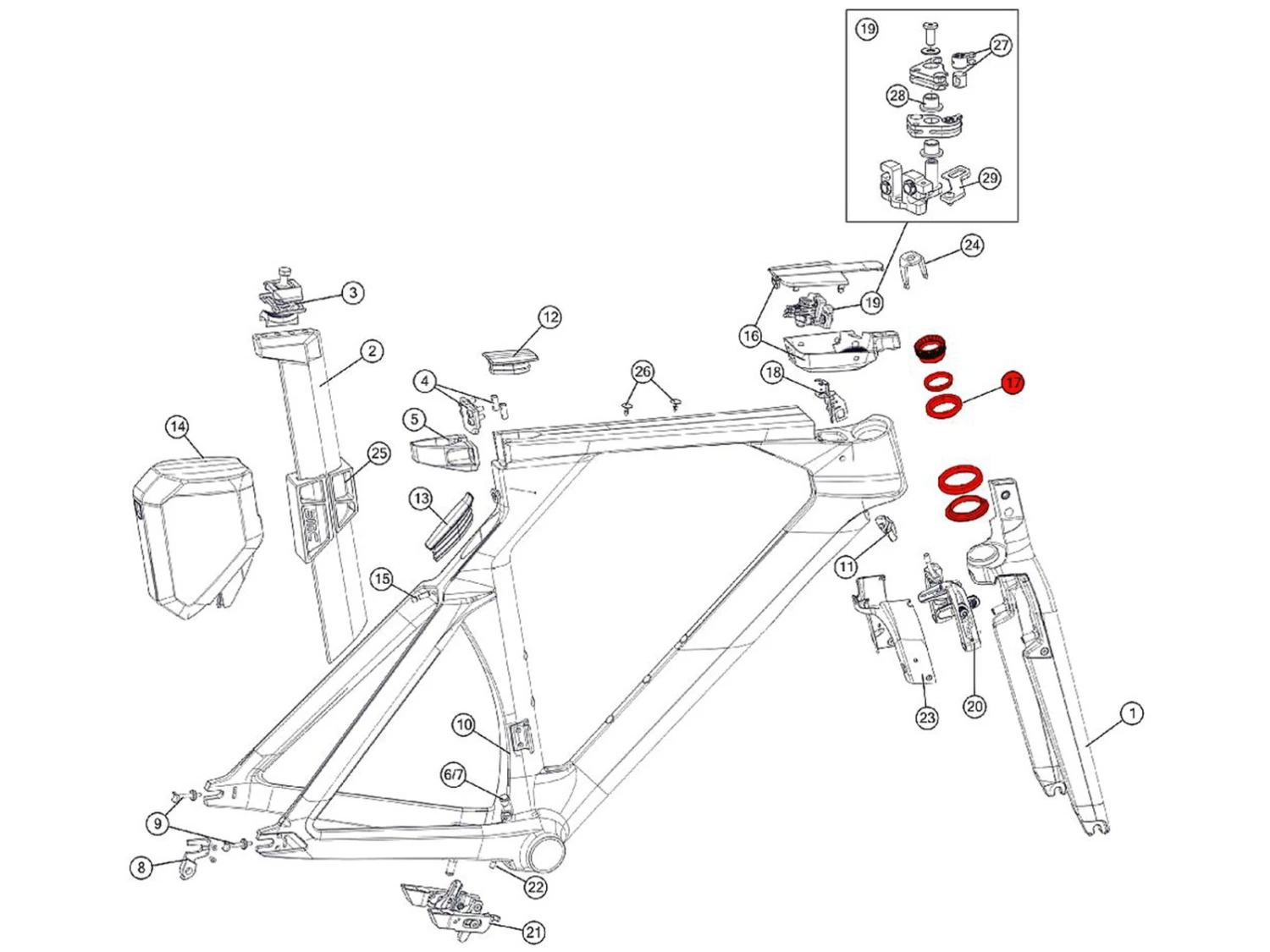 BMC Jeu De Direction Timemachine 01 Disc MY2019 - 301643 3 BMC Jeu De Direction Timemachine 01 Disc MY2019 - 301643