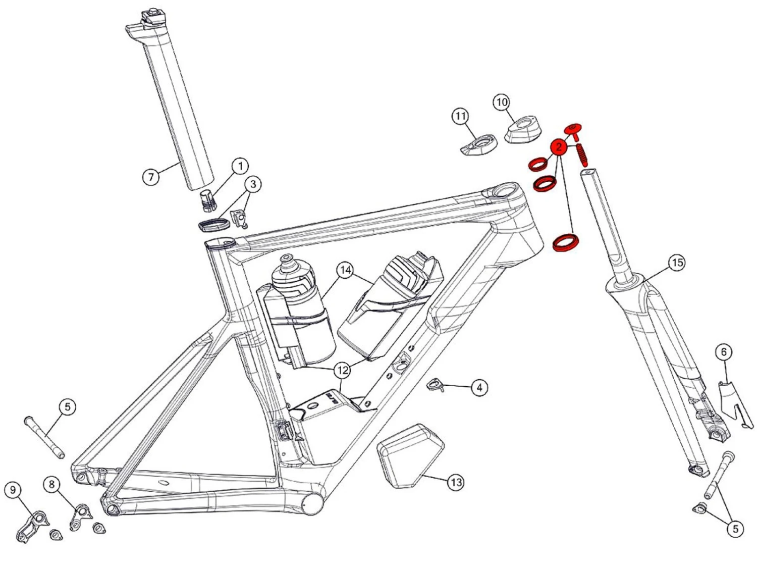 BMC Jeu De Direction Timemachine 01 Road 301635 3 BMC Jeu De Direction Timemachine 01 Road 301635