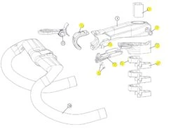 BMC Kit De Composants Pour Potence ICS Aero 301666 -Vélos Série Boutique bmc kit de composants pour potence ics aero 301666 1