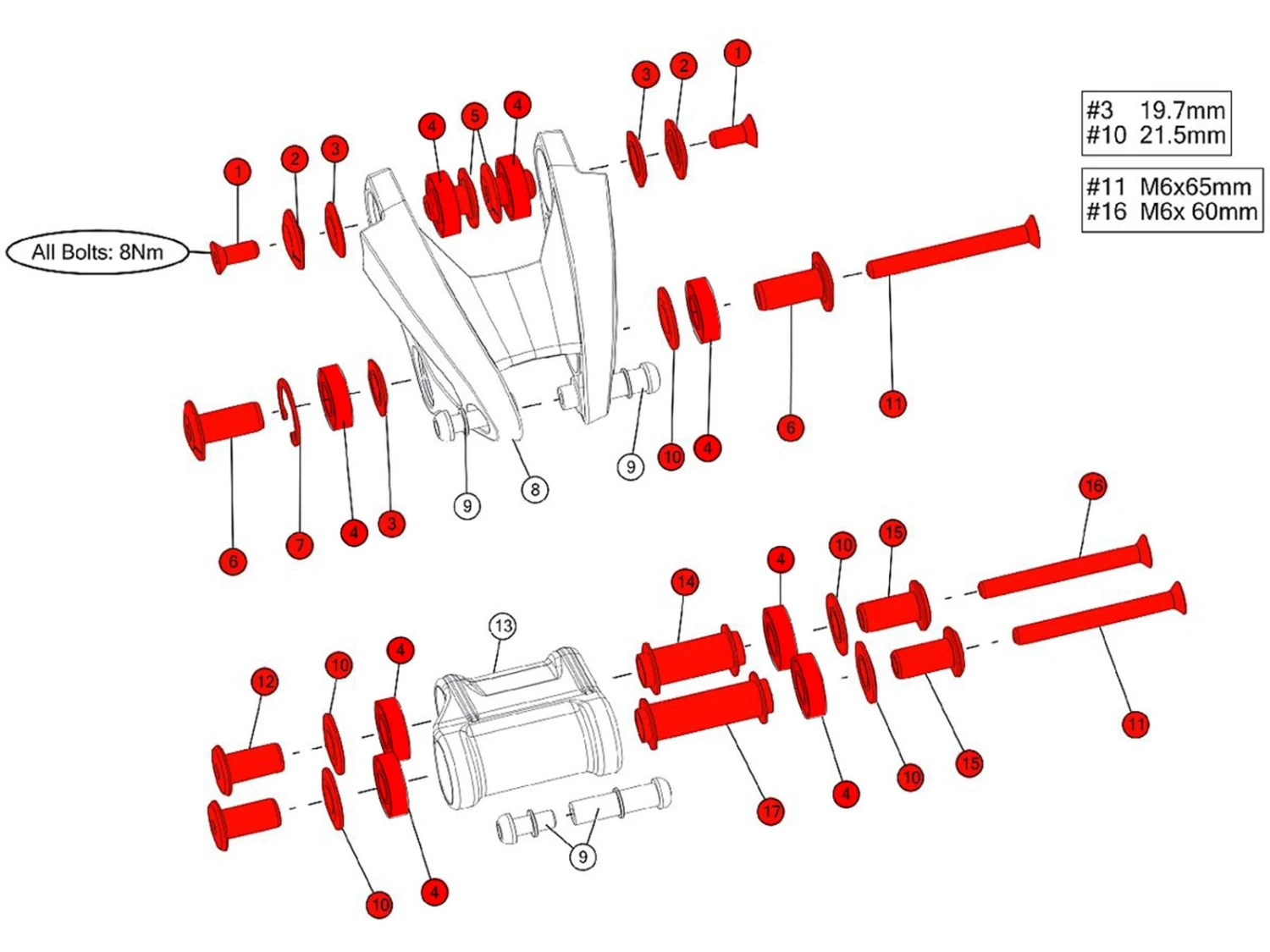 BMC Kit De Visserie Et Roulements Pour Speedfox & Agonist Depuis 2018 - 301206 4 BMC Kit De Visserie Et Roulements Pour Speedfox & Agonist Depuis 2018 - 301206 – Image 2