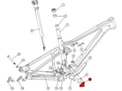 BMC Patte De Dérailleur Avant Speedfox Agonist - 301194