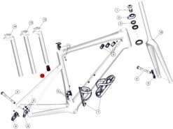 BMC Support Batterie Shimano Di2 Pour Tige Avec Mousse - 212500 -Vélos Série Boutique bmc support batterie shimano di2 pour tige avec mousse 212500 2