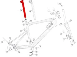 BMC Tige De Selle Carbone 310mm Recul 0mm Roadmachine 01 MY2018 - 301269 -Vélos Série Boutique bmc tige de selle carbone 310mm recul 0mm roadmachine 01 my2018 301269 2