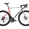 CANNONDALE SuperSix Evo Carbon Ultegra Di2 Mercury Silver / Rally Red 2022 -Vélos Série Boutique cannondale supersix evo carbon ultegra di2 mercury silver rally red 2022