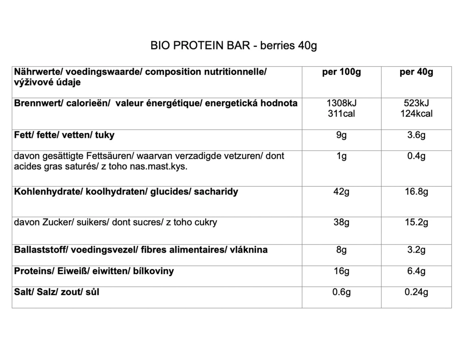 CHIMPANZEE Berry Protein Bar - 40g 4 CHIMPANZEE Berry Protein Bar - 40g – Image 2