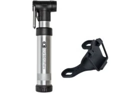 CRANKBROTHERS Gem Mini-pompe Silver + Support Cadre Vélo