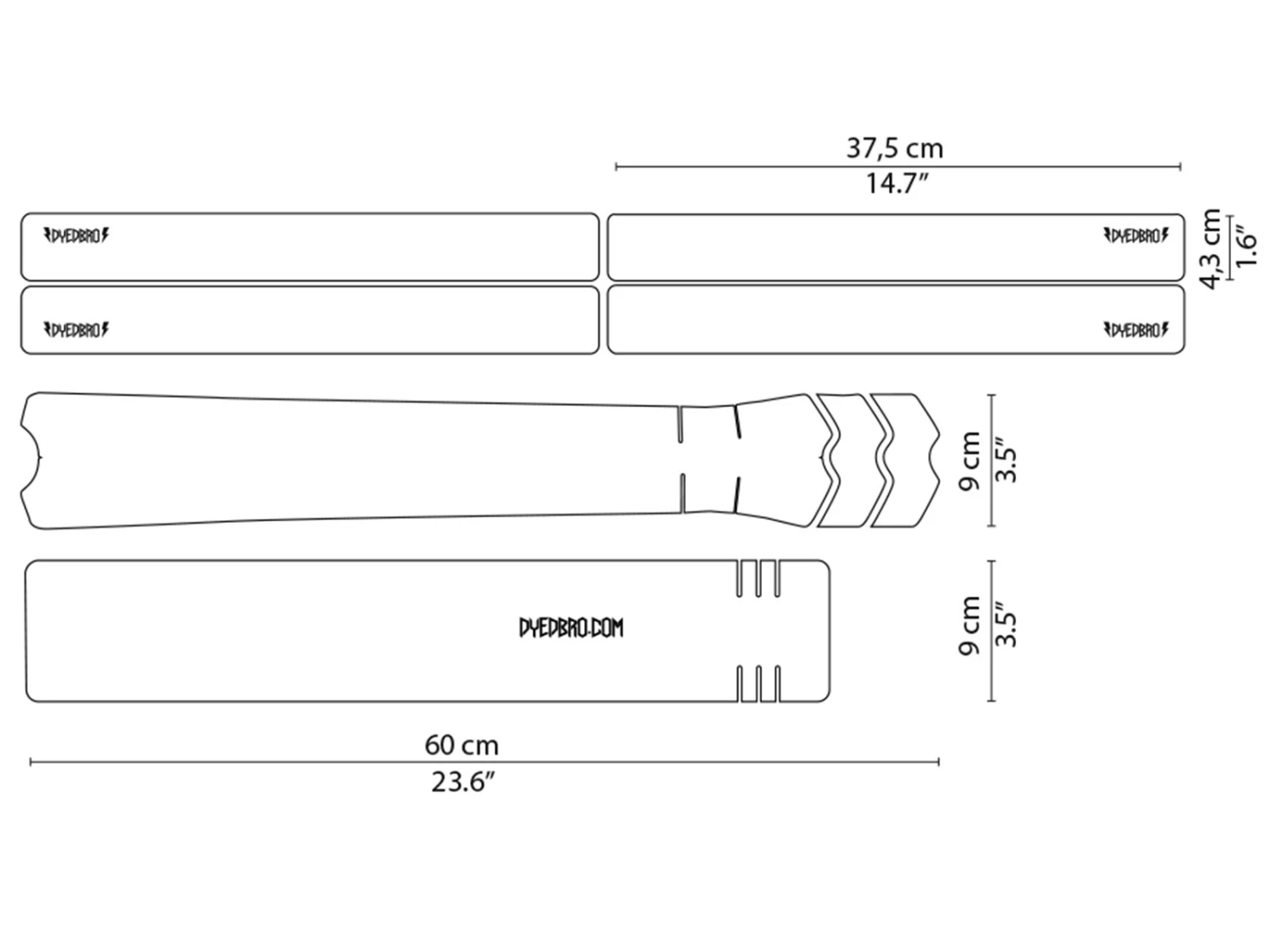 DYEDBRO Autocollant De Protection De Cadre VTT (transparent Brillant) 4 DYEDBRO Autocollant De Protection De Cadre VTT (transparent Brillant) – Image 2