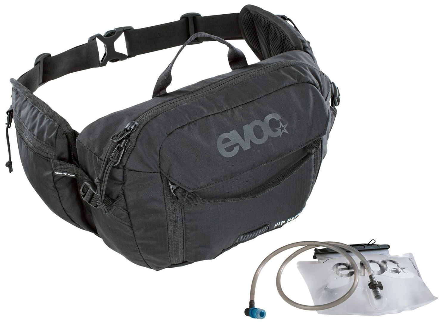 EVOC Sac Banane Hip Pack 3 Litres + Poche D'eau 1,5 Litres 3 EVOC Sac Banane Hip Pack 3 Litres + Poche D'eau 1,5 Litres