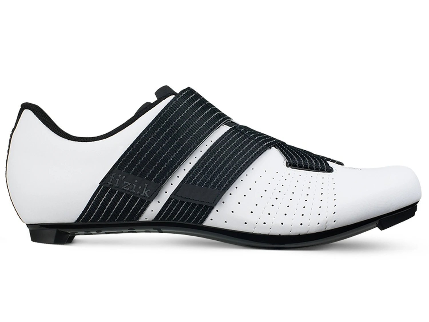 FIZIK Tempo R5 Powerstrap White/black Chaussures Vélo De Route 3 FIZIK Tempo R5 Powerstrap White/black Chaussures Vélo De Route