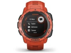 GARMIN Instinct Solar Rouge Feu Standard Edition Montre Connectée GPS -Vélos Série Boutique garmin instinct solar rouge feu standard edition montre connectee gps 7