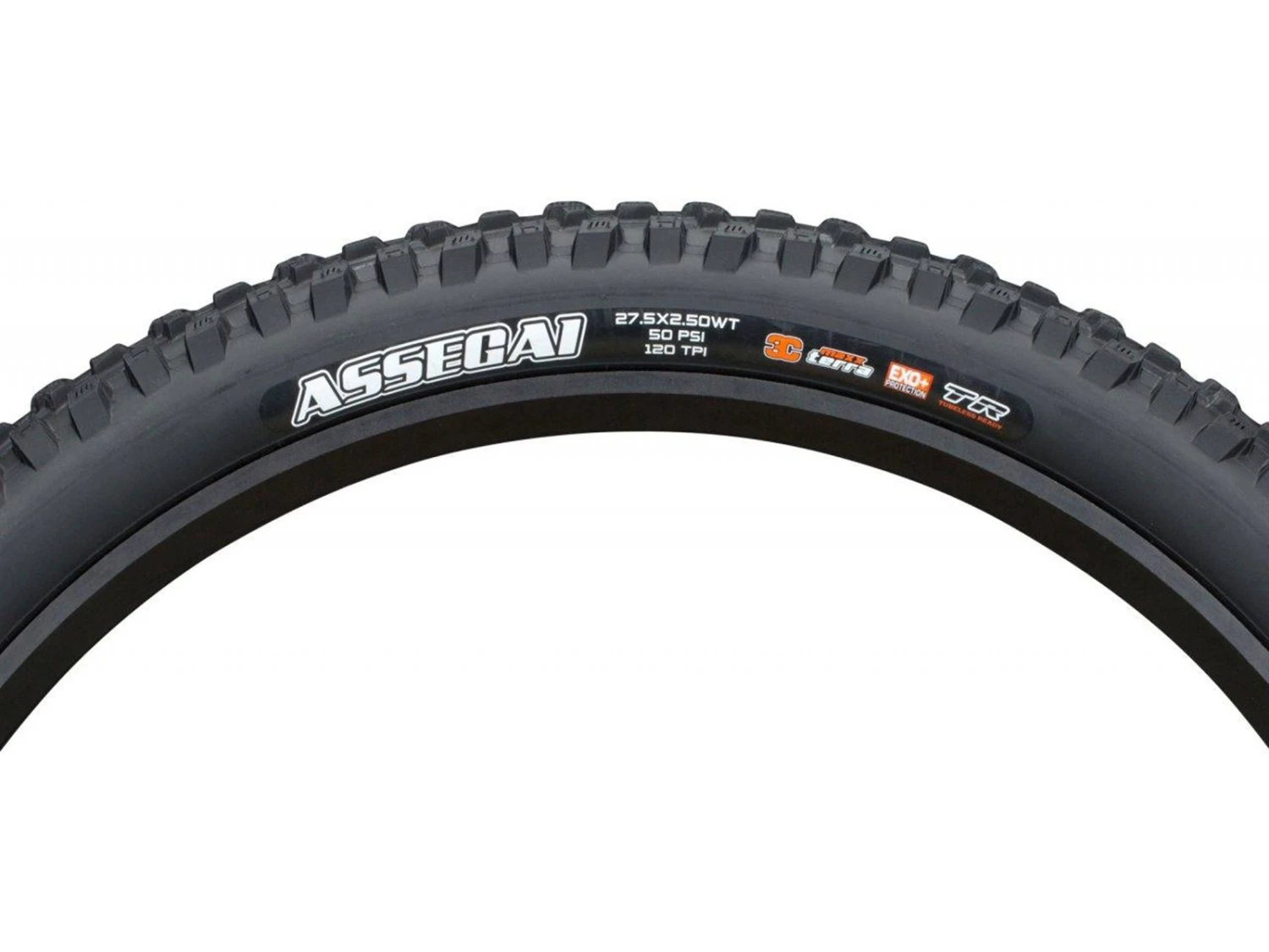 MAXXIS Assegai Pneu Souple 3C MaxxTerra EXO+ WT TR - 27,5 X 2,5 Pouces 4 MAXXIS Assegai Pneu Souple 3C MaxxTerra EXO+ WT TR - 27,5 X 2,5 Pouces – Image 2