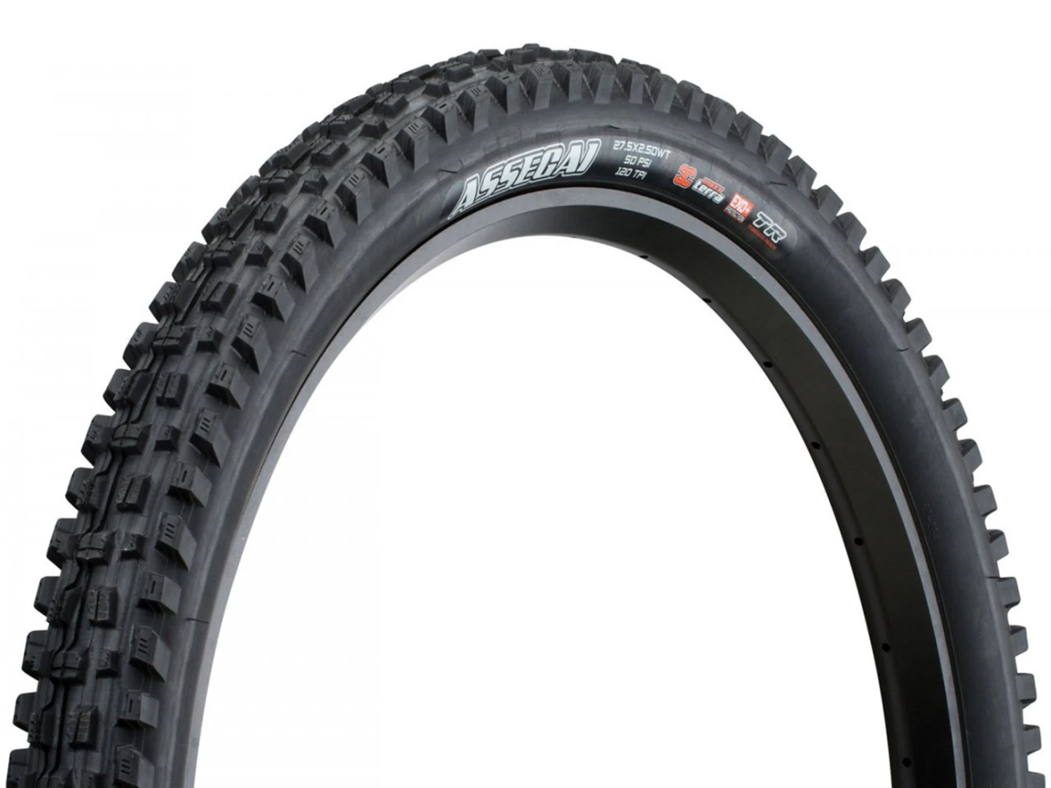 MAXXIS Assegai Pneu Souple 3C MaxxTerra EXO+ WT TR - 27,5 X 2,5 Pouces 3 MAXXIS Assegai Pneu Souple 3C MaxxTerra EXO+ WT TR - 27,5 X 2,5 Pouces