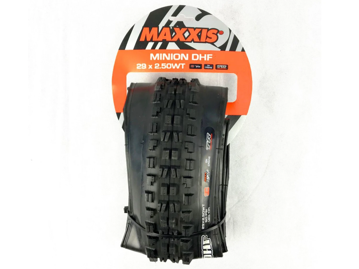 MAXXIS Minion DHF Pneu Souple 3C MaxxGrip Downhill WT TR 29 X 2,5 Pouces 6 MAXXIS Minion DHF Pneu Souple 3C MaxxGrip Downhill WT TR 29 X 2,5 Pouces – Image 4