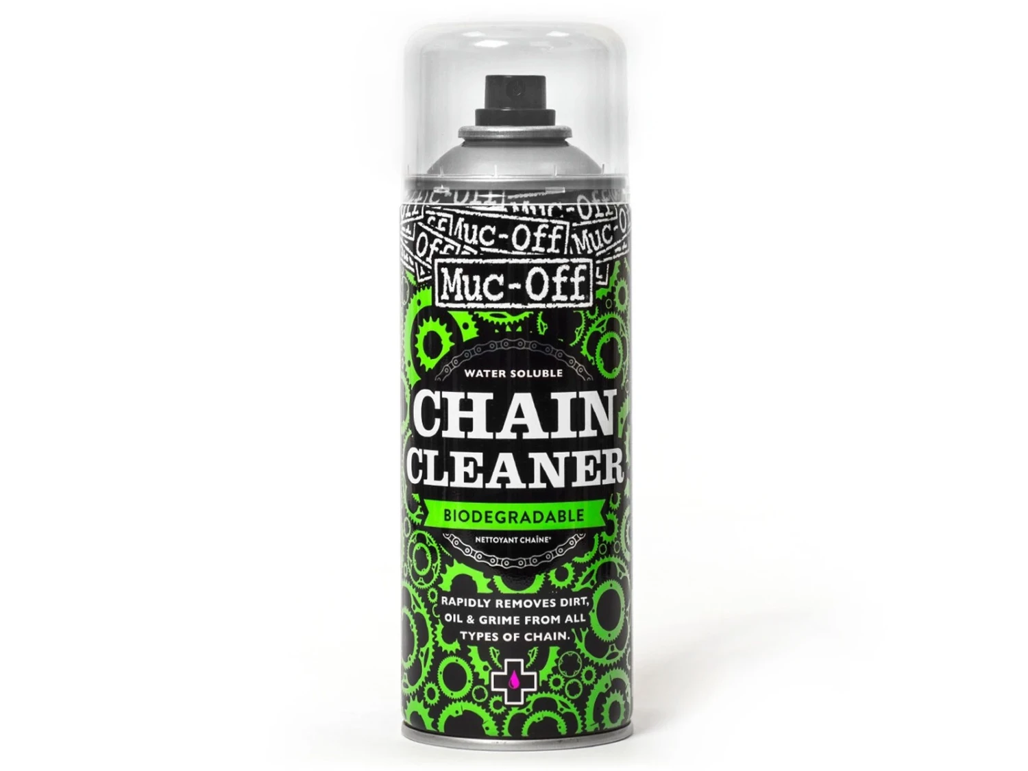 MUC-OFF Chain Cleaner Nettoyant Pour Chaine - Aérosol 400ml 3 MUC-OFF Chain Cleaner Nettoyant Pour Chaine - Aérosol 400ml