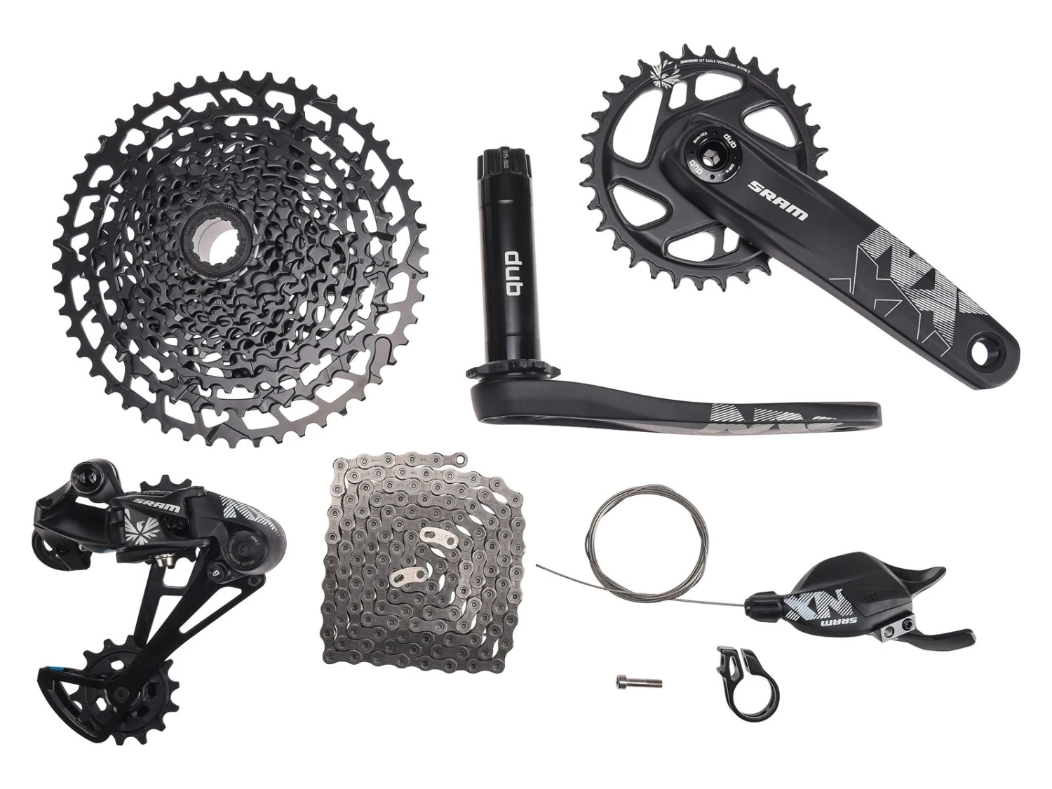 SRAM Groupe Sram NX Eagle DUB 12v 170mm 3 SRAM Groupe Sram NX Eagle DUB 12v 170mm