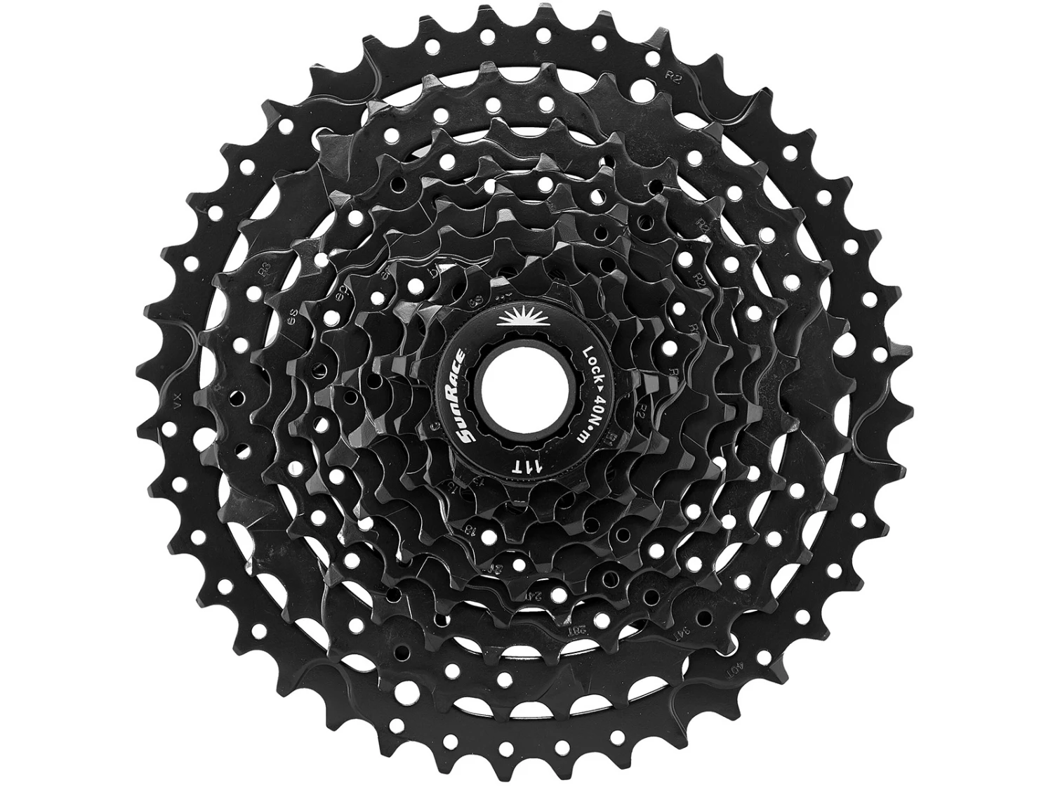 SUNRACE CSM980 9AX Cassette 9 Vitesses 11-40 Dents Black - Silver 3 SUNRACE CSM980 9AX Cassette 9 Vitesses 11-40 Dents Black - Silver