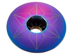 SUPACAZ Capot De Direction Anodized Star Cap