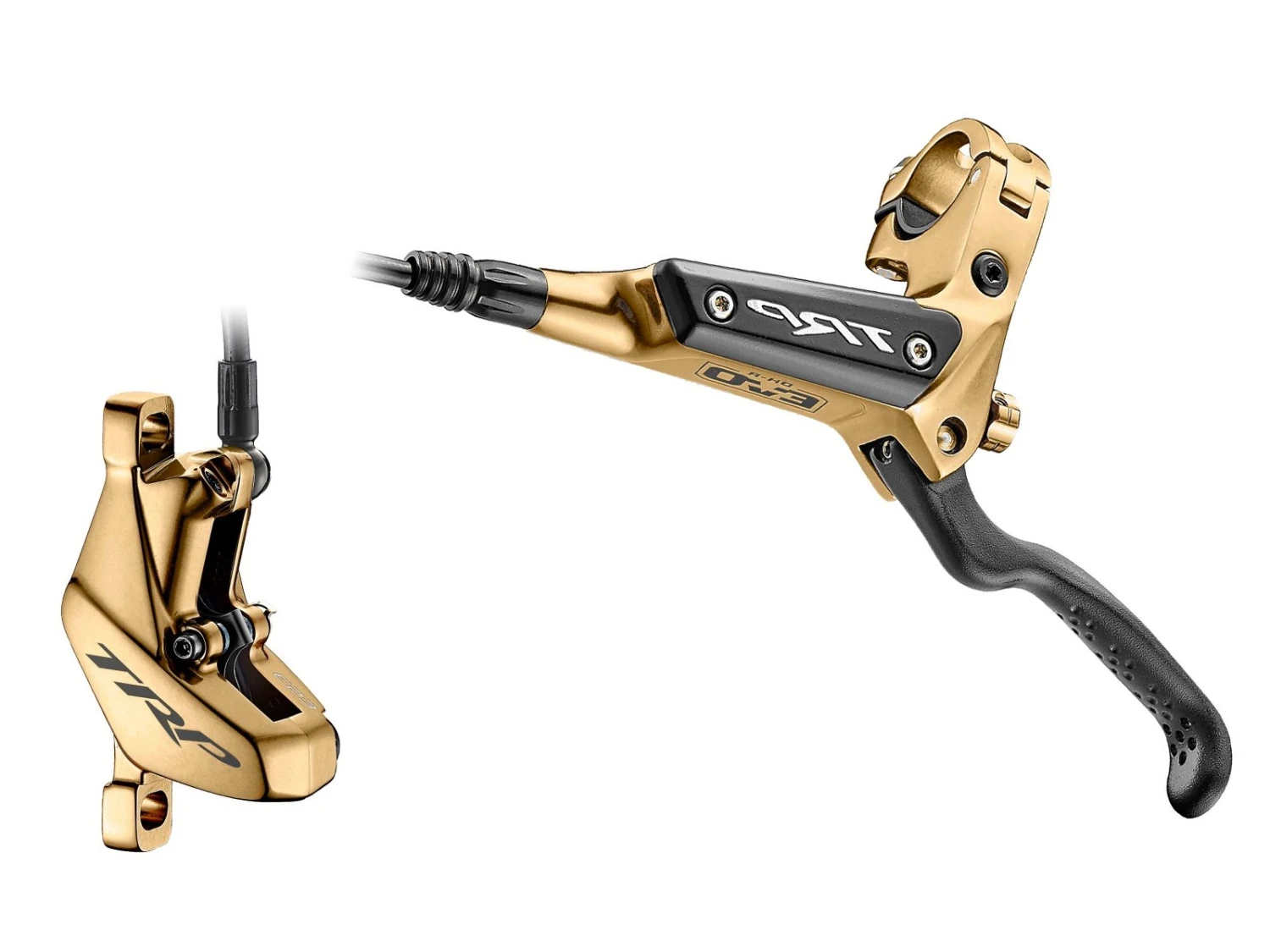 TRP Levier Frein Gauche + étrier DH-R Evo Gold HD-M846 3 TRP Levier Frein Gauche + étrier DH-R Evo Gold HD-M846